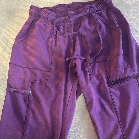 Women's Purple Scrub Pants - Picture 3 of 5